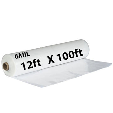 Clear Plastic Sheeting 6 Mil 12' X 100'